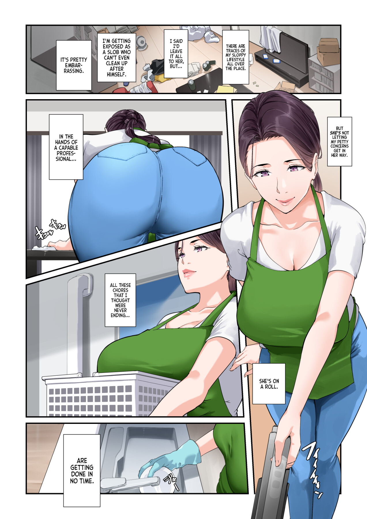 Hentai Manga Comic-Yurie-san, The Housekeeper Who Will Do Just About Anything-Read-5